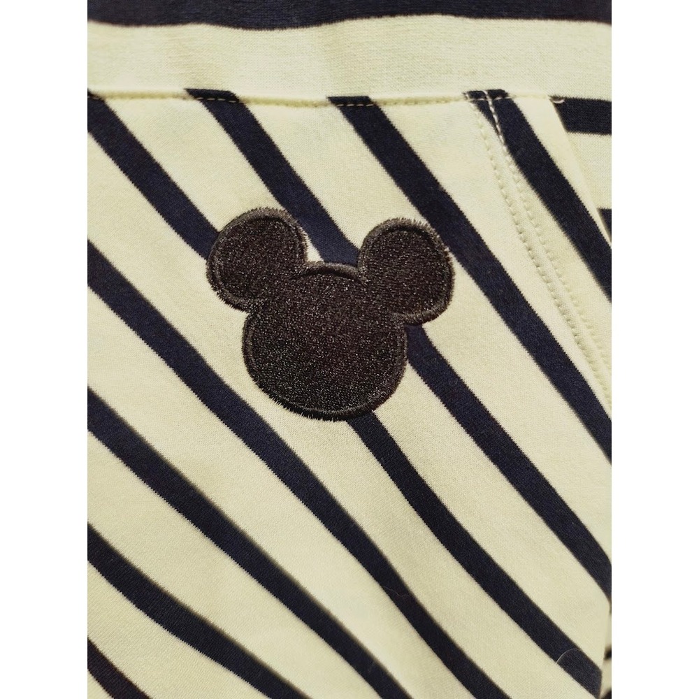 Disney x Junk Food Womens Mickey Mouse Stripe Hooded Sleeveless Dress Blue White - Picture 3 of 11